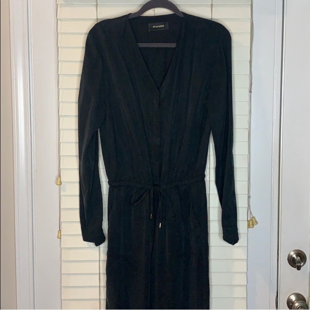 JW Signature gray/black drawstring jumpsuit - Picture 4 of 7